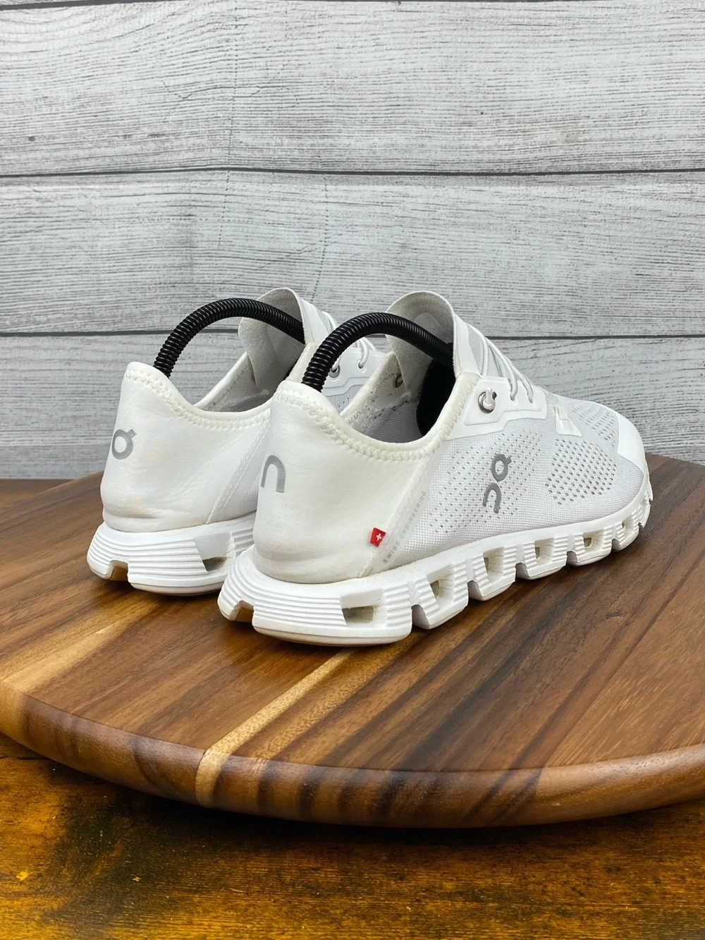 ON Running Cloud 5 Coast All White Slip On Lifestyle Shoe Women’s Sneaker Size 9